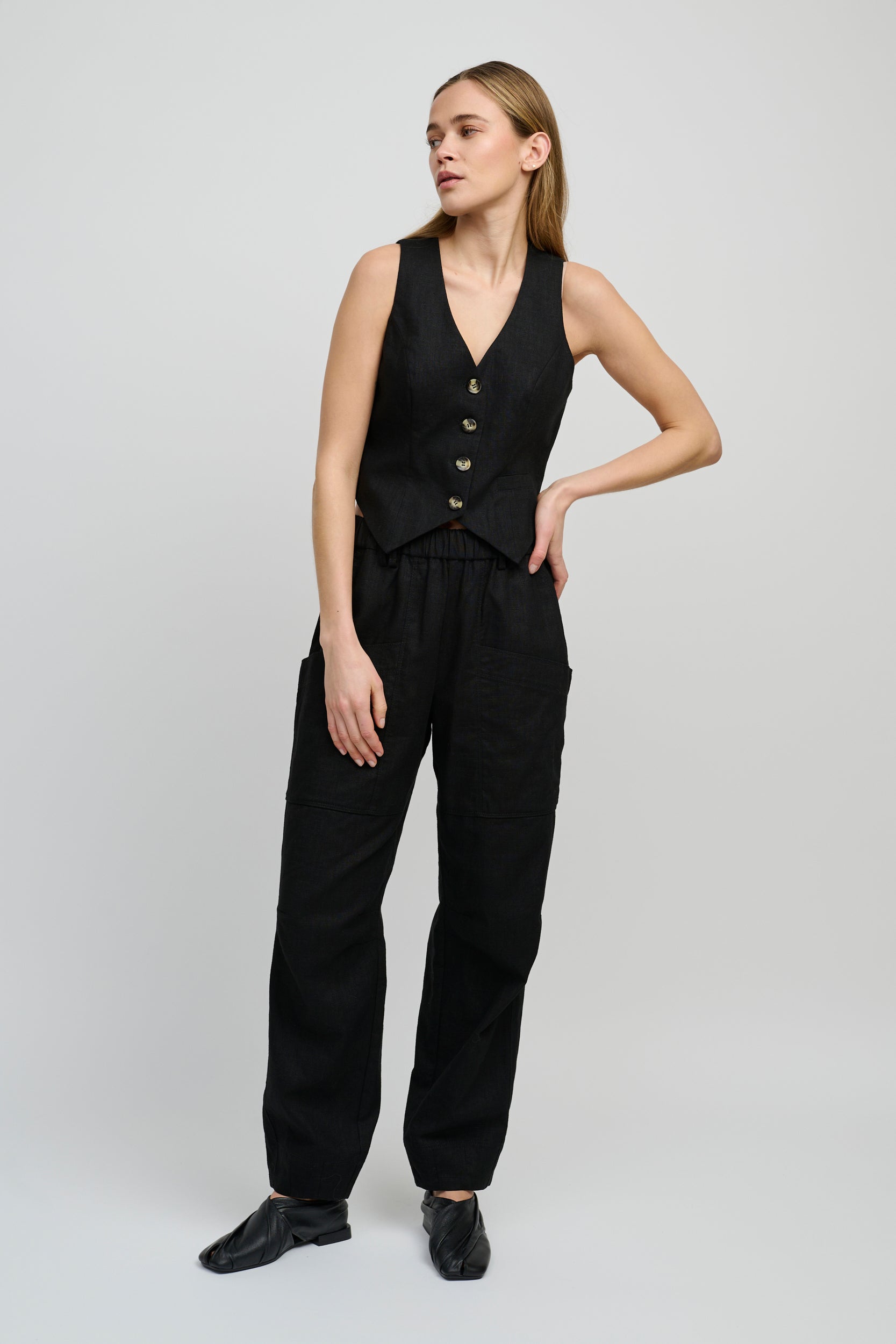 CRCharlie Hør Bukser